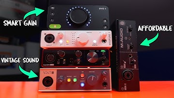 The BEST Audio Interfaces for Beginners in 2024