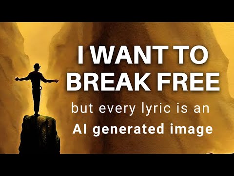 I Want To Break Free - But Every Lyric Is An Ai Generated Image