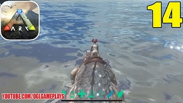 ARK: Survival Evolved Mobile (Hunting Carbonemys, Riding Sarco) Gameplay #14 (iOS Android)