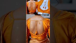 Trending blouse design cutting and stitching #blouse  back neck design# new model blouse design!