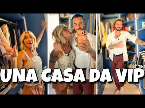 Video VERONICA PEPARINI E ANDREAS MULLER LA CABINA ARMADIO DA SOGNO: entriamo nel loro paradiso blu