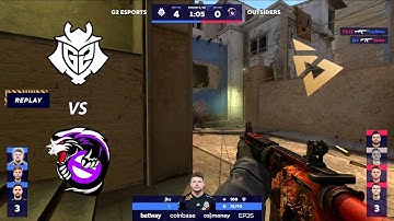 G2 Vs Outsiders - HIGHLIGHTS - MIRAGE - BLAST: Premier World Final Day 2 CSGO 2022