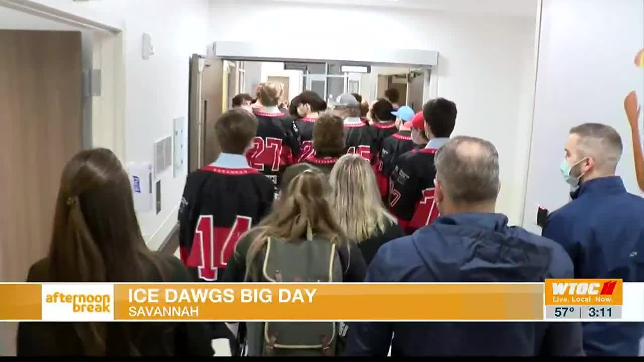 BELFOR host UGA Hockey Team at Memorial Health's Dwaine and Cynthia Willett  Children's Hospital