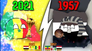 Countryballs Champions of CAF Africa cup 1957 -- 2021 -- Countryballs Animation