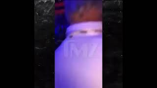 6ix9ine gets a drink thrown at him at a UFC Event and throws one back