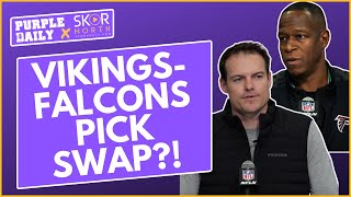 Could Minnesota Vikings and Atlanta Falcons swap draft picks?