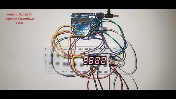 4 Digit 7 Segment display Countdown Timer || Arduino🔥