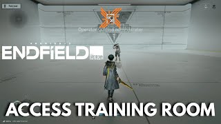 How To Access Training In Arknights Endfield