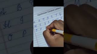Uppercase Cursive Letters A to Z | Learn Capital Cursive Writing for Kids #learningletters