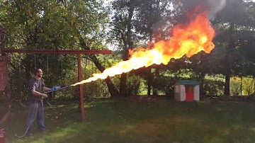 DIY Homemade Flamethrower