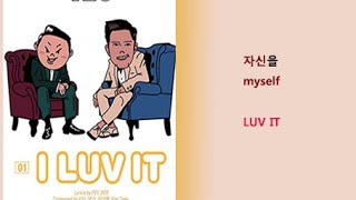 PSY- I LUV IT Lyrics Video for Korean Learners