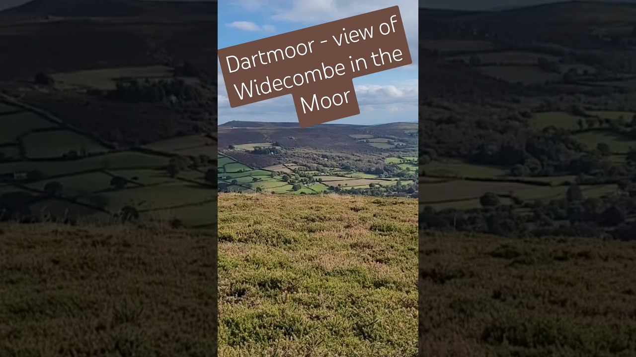 Widecombe-in-the Moor, views from Hameldown - Two Moors Way - Dartmoor
