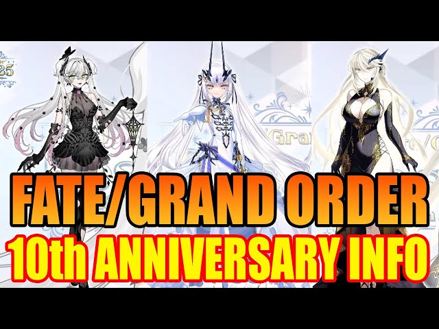 Fate/Grand Order Fes 2025 10th Anniversary NEW INFORMATION