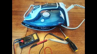 Ремонт утюга Vitek VT-8304 BK. Разборка, типичные неисправности, простой ремонт утюга дома.