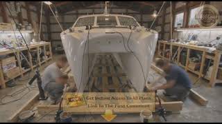 Extreme Wide Beam Catamaran Build From Scratch with Plans