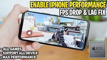 Enable IPhone A15 Performance | Hot Fps Drop Fix & Lag Fix Any Android ( No Root )