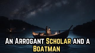 An Arrogant Scholar and a Boatman Short Story #inspirationalstories