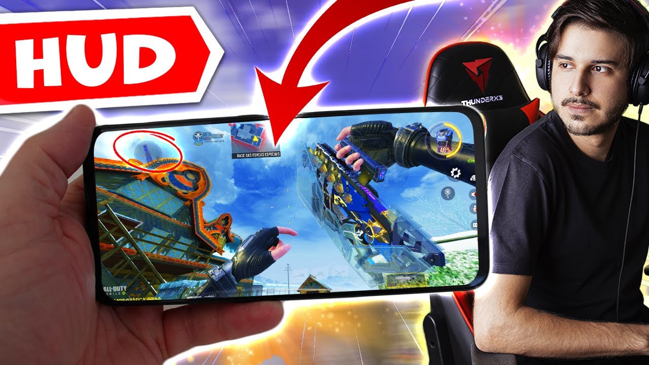 MOSTRANDO A MINHA HUD! (SERVE PARA TODOS OS JOGOS MOBILE)