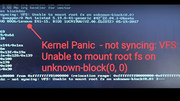 Kernel Panic not Syncing vfs Unable to Mount root fs on Unknown-block (0,0) | Kernel Panic [Fixing])