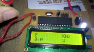 Mạch đo Điện áp - Tần Số - Atmega 16 - Chipkool Mạch đo Điện áp - Tần Số - Atmega 16 - Chipkool