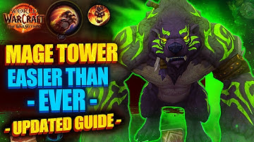 Ultimate GUARDIAN Druid Mage Tower GUIDE | WoW The War Within | Walkthrough