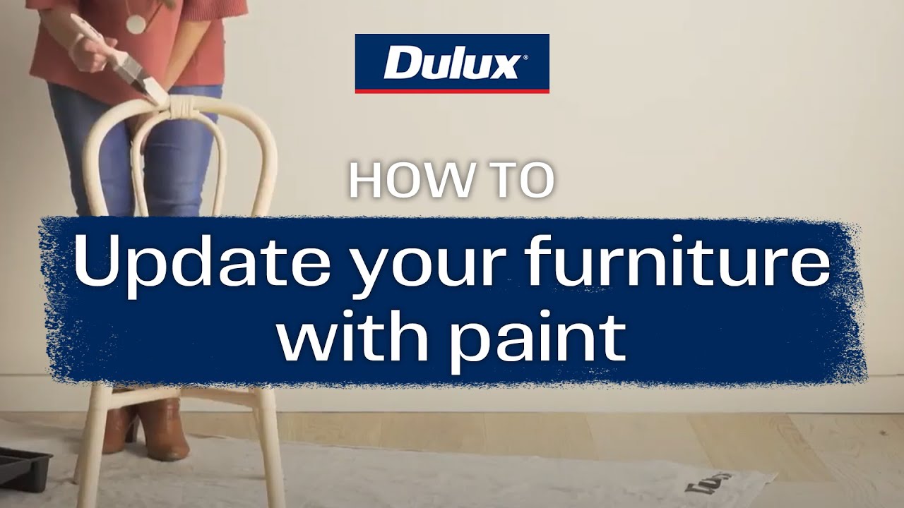 How to update your furniture with paint Dulux YouTube