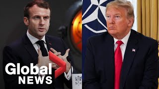 Trump slams French President Macron for \\