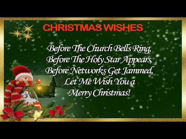 christmas greetings for family