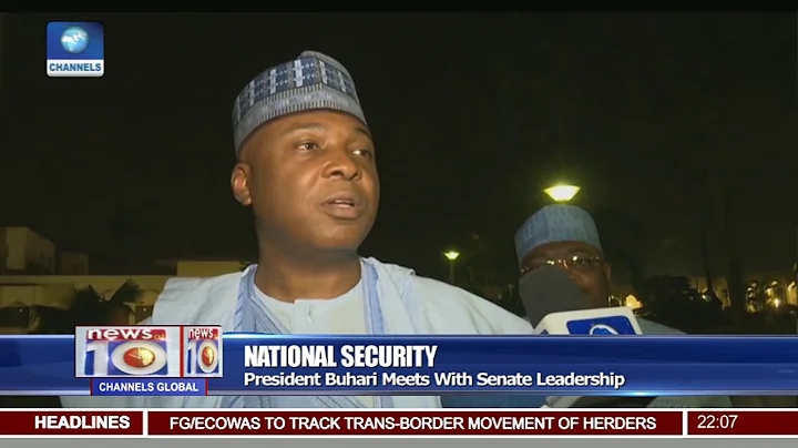 Benue Crisis: Buhari Meets With Senate Leadership