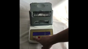 Gold purity and density tester