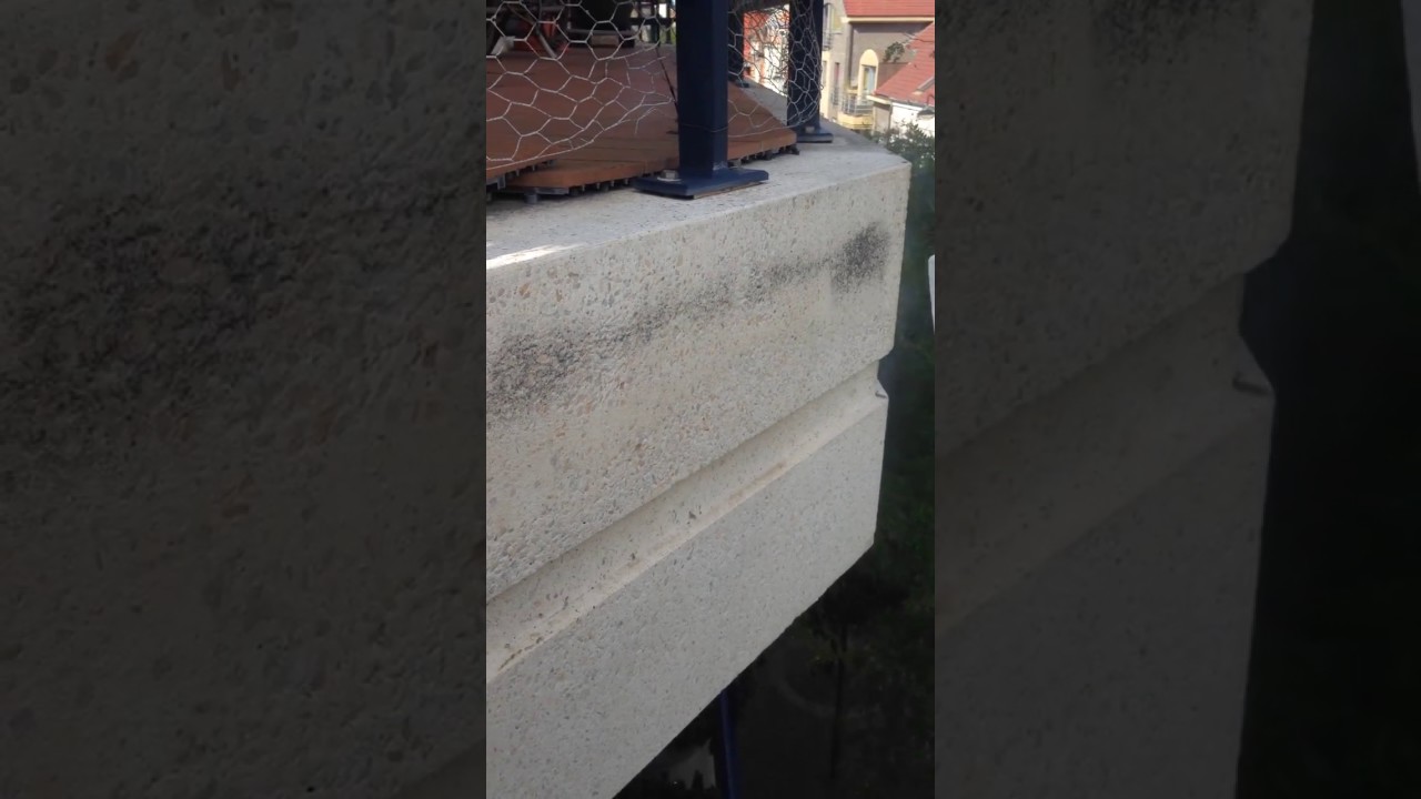 Co2 stralen van gevels en bedrijfs gebouw