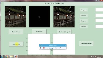 IEEE 2015 MATLAB SCENE TEXT DEBLURRING USING TEXT SPECIFIC MULTISCALE DICTIONARIES
