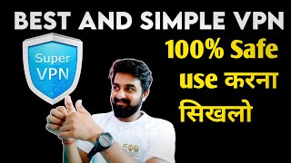 Best Aur Simple VPN use karna sikhlo 100%Safe Secure !! Super VPN screenshot 2