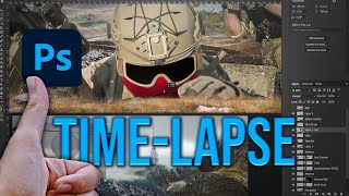 Creating a Thumbnail in Adobe Photoshop. (Timelapse with Commentary)