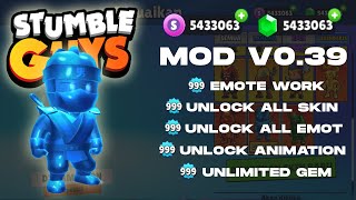 TERBARU !! STUMBLE GUYS MOD APK V0.39 Bisa Pakai Emot, Unlock All Skin, No password Terbaru 2022 screenshot 5