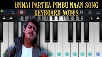 Unnai Partha Pinbu song keyboard notes | Bharathwaj | Kadhal Mannan