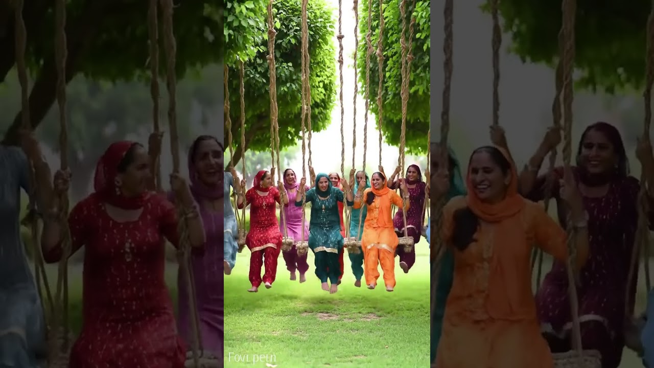 Sawan Celebration in Rajasthan 🌧️ | Traditional jhula Lok Geet 