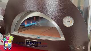 FORNI ALFA PIZZA MODELLO ALFA ONE GAS - YouTube