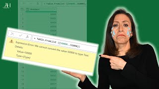 Table.fromlist When Working With Numbers