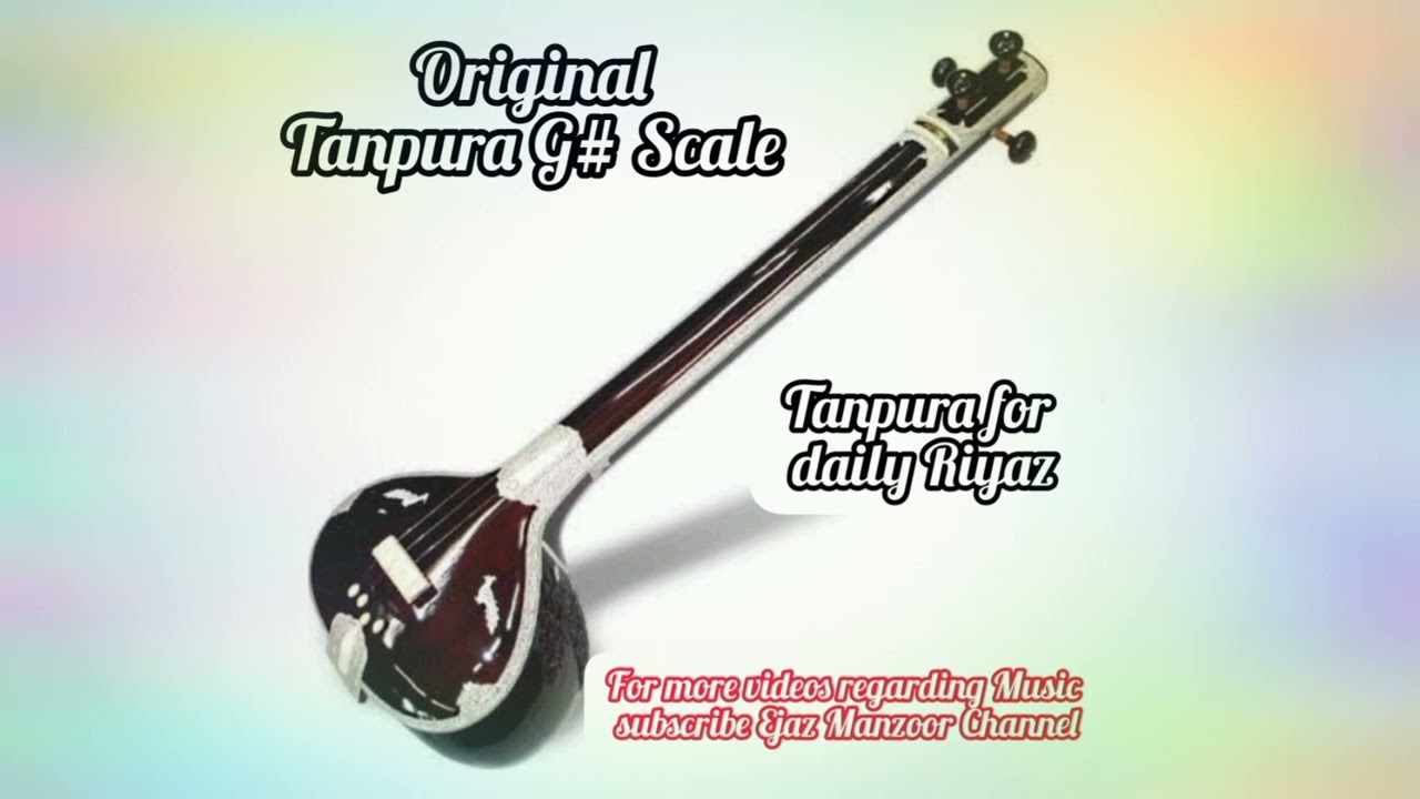 Tanpura G Sharp Scale||G#||Tanpura for Vocal practice||4 Kala||Riyaz