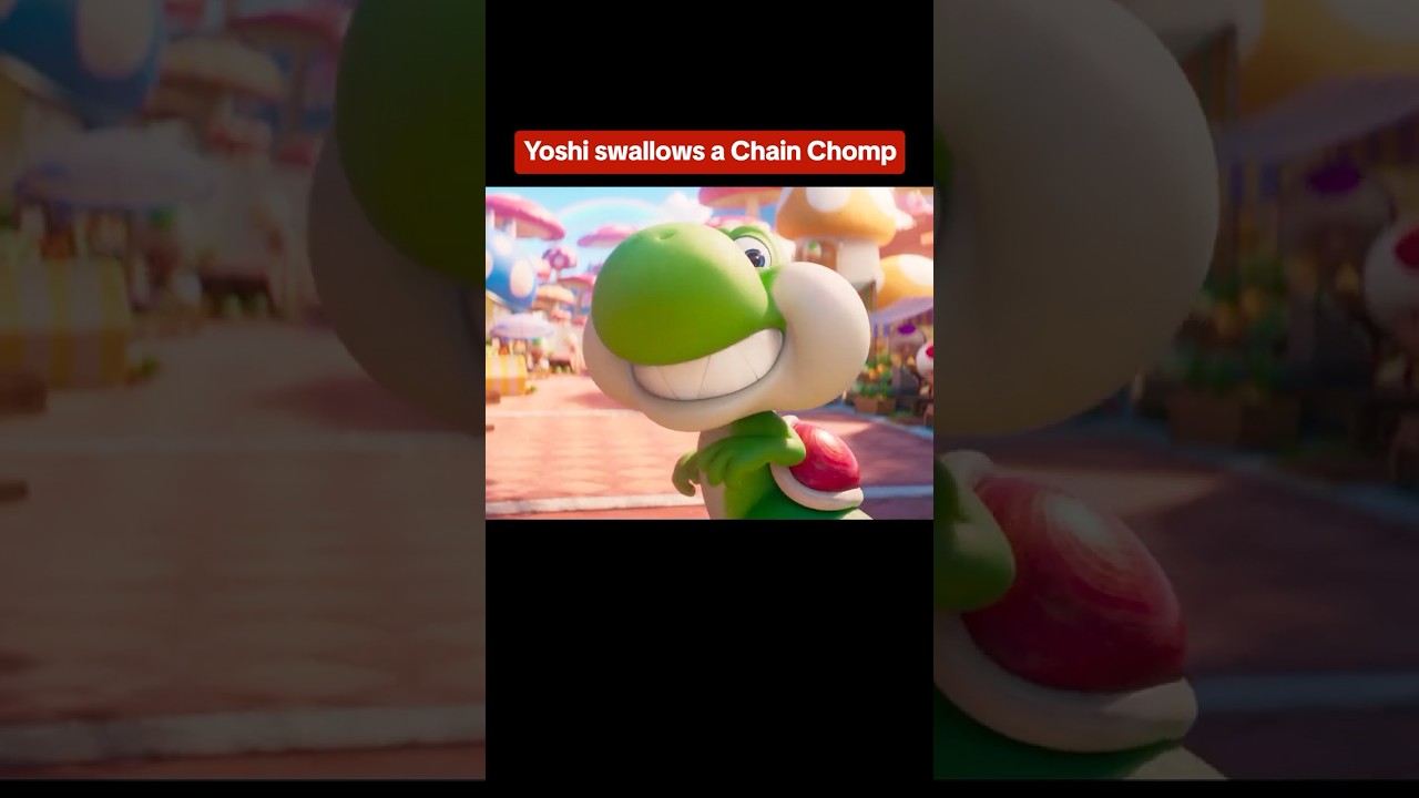 Yoshi does a Kirby impression in this new Super Mario Galaxy Movie clip! 