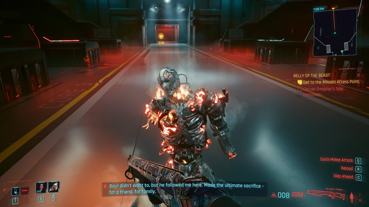 Cyberpunk 2077 - Adam Smasher Final Boss Fight - YouTube