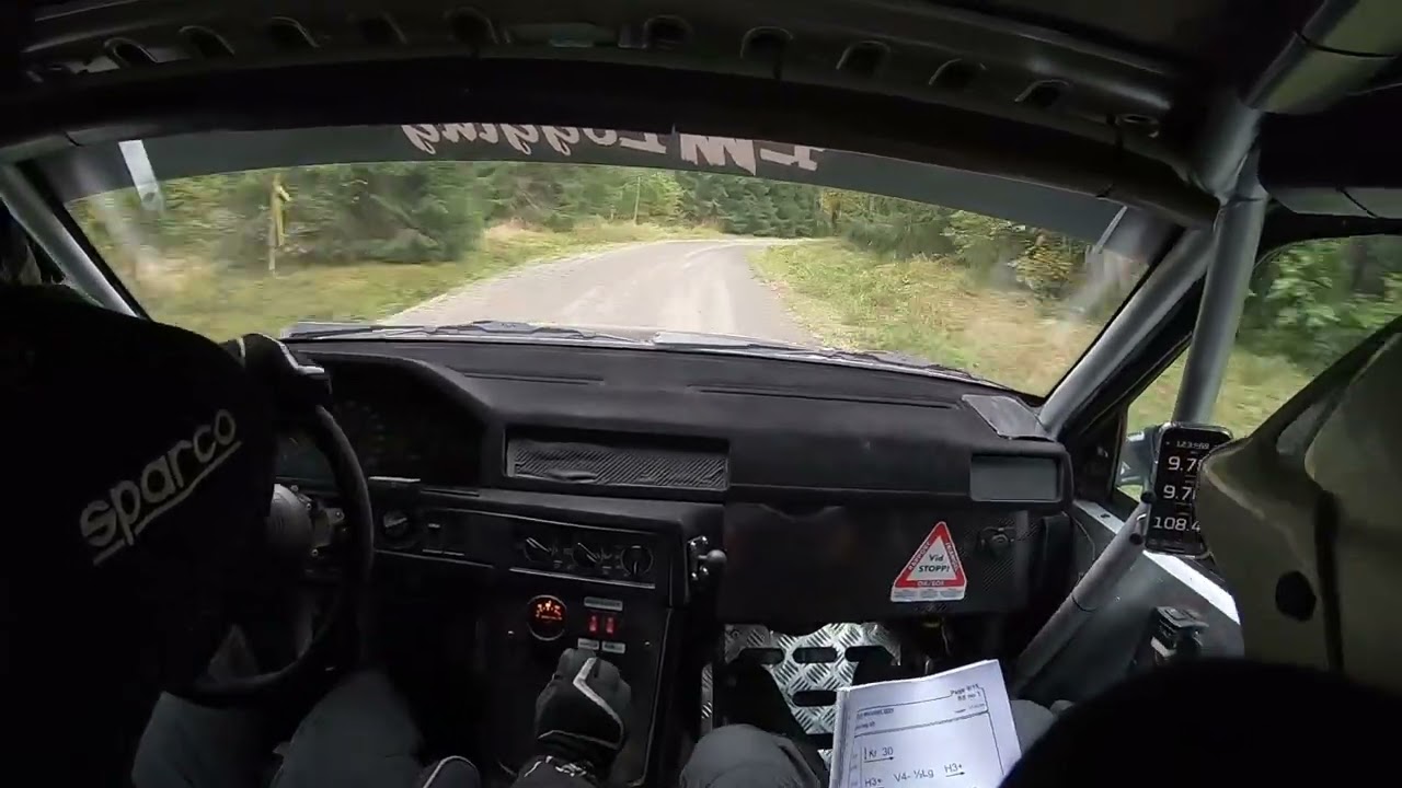 Engh Mek rallyt 2025 ss1 Hugo & Stefan Carlberg 