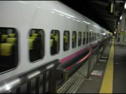 E3系・E2系やまびこ215号　福島駅到着