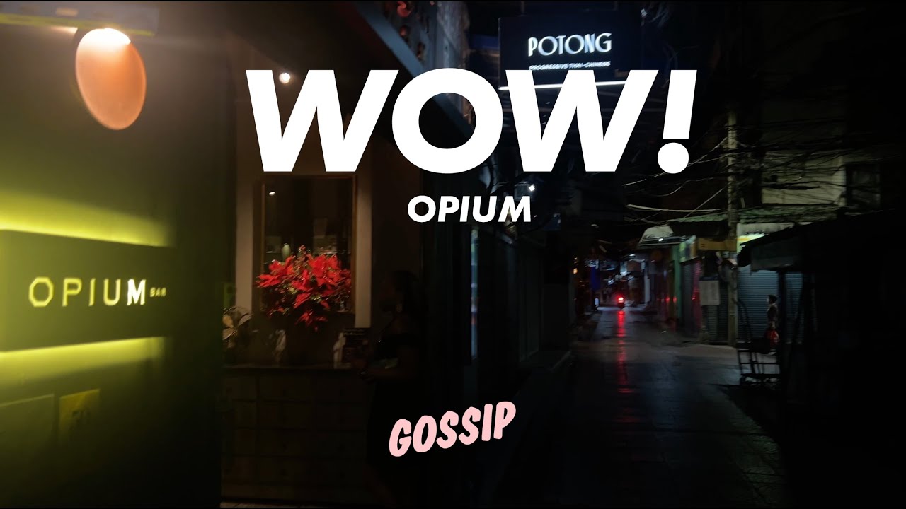 Opium Bangkok: A Creative Cocktail Haven Above the Bustling Streets