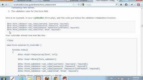 วีดีโอสอน Codeigniter (CI) ชุดที่ 9 Database Insert.avi