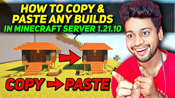 How To Copy & Paste Any Builds in Minecraft Server 1.21.10 😱 || Using WorldEdit Plugin 🤔