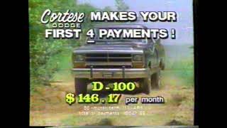 1986 Cortes Dodge "Attention truck buyers" Rochester Local TV Commercial