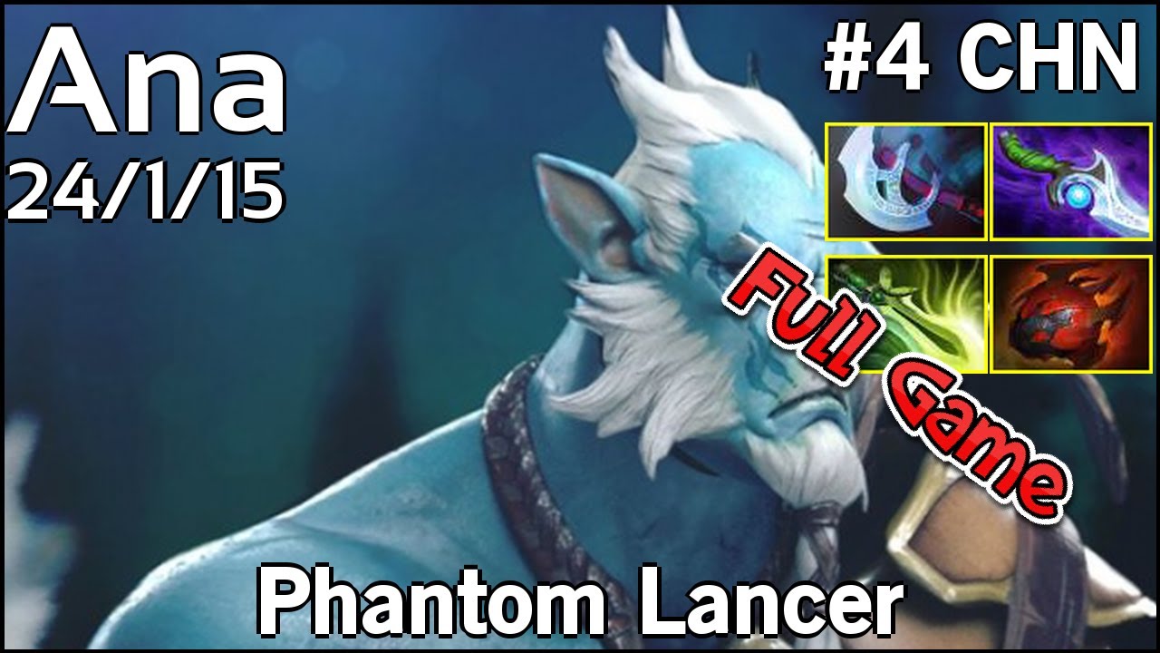 Ana Phantom Lancer - Dota 2 Full Game