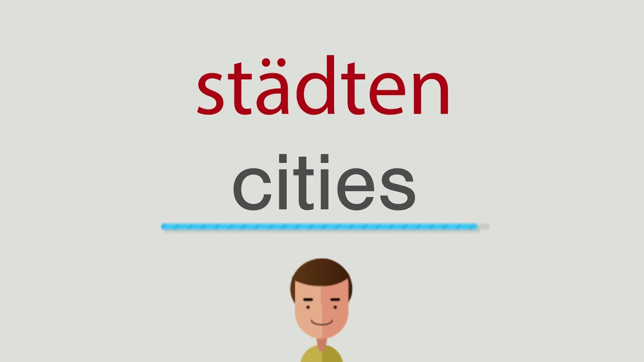 Wie heißt städten auf englisch - YouTube
